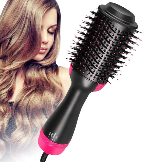 Cepillo Secador 4 en 1 – Peina, Seca y Alisa en Minutos ¡Sin Maltratar tu Cabello